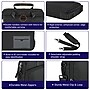 TechProtectus Shockproof Laptop Briefcase for 11-13" Laptops, Black (RTP-BK-BC13)~#|#~sp220249831_sc7