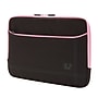 SumacLife Microsuede Bubble Protection 13" Laptop Sleeve, Brown/Pink (NBKLEA664)~#|#~sp22094956_sc7