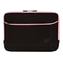 SumacLife Microsuede Bubble Protection 13" Laptop Sleeve, Brown/Pink (NBKLEA664)~#|#~sp22094957_sc7