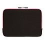 SumacLife Microsuede Bubble Protection 13" Laptop Sleeve, Brown/Pink (NBKLEA664)~#|#~sp22094959_sc7