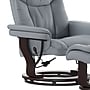 Flash Furniture Allie Contemporary LeatherSoft Recliner Chair and Ottoman, Gray (BT7821GY)~#|#~sp220980596_sc7