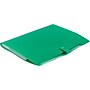 JAM PAPER Plastic File Folder with Snap Closure, 5 Pocket,  9"W x 11.5", Green (FF39783GR)~#|#~sp221164251_sc7