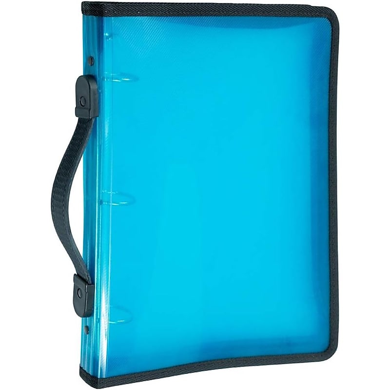 JAM PAPER 1-1/2" 3-Ring Binder, Blue (400738569) image 1
