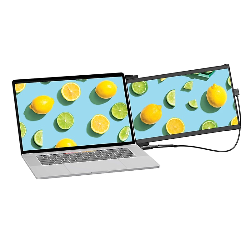 Mobile Pixels Inc. DUEX Max DS 14.1" 60 Hz LCD Slide-out Monitor, Black (101-1007P06) image 1