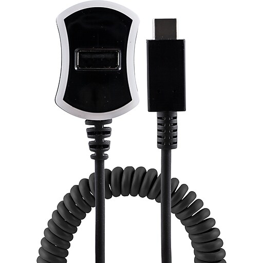 Staples USBC + USBA Car Charger (52341US) at Staples