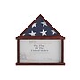 Flash Furniture Quincy Solid Pine Wood Flag and Certificate Display Case, 26.5" x 26.5", Mahogany (HMHD22M192YMHG)~#|#~sp221799144_sc7