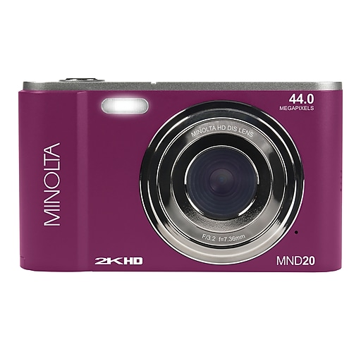 Minolta 44 MP/2.7K Quad HD Digital Camera with 16x Digital Minolta 44 MP/2.7K Quad HD Digital Camera with 16x Digital
