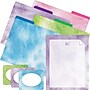 Barker Creek Get Organized Purple Tie-dye & Ombre File Folder, 1/3-Cut Tab, Letter Size, Assorted Colors, 107/Set (130)~#|#~sp221946781_sc7