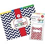 Barker Creek Nautical Chevron File Folder, 1/3-Cut Tab, Letter Size, Assorted Colors, 42/Set (4416)~#|#~sp221947166_sc7