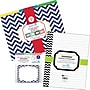 Barker Creek Get Organized Chevron Nautical File Folder, 1/3-Cut Tab, Letter Size, Assorted Colors, 107/Set (138)~#|#~sp221947276_sc7