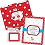 Barker Creek Get Organized Red & White Dot File Folder, 1/3-Cut Tab, Letter Size, Assorted Colors, 107/Set (159)~#|#~sp221947381_sc7