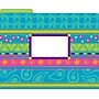 Barker Creek Bohemian File Folder, 1/3-Cut Tab, Letter Size, Assorted Colors, 12/Pack (2002)~#|#~sp221947403_sc7