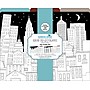 Barker Creek Color Me! Cityscapes File Folder, 1/3-Cut Tab, Letter Size, Assorted Colors, 12/Pack (2005)~#|#~sp221947520_sc7