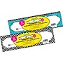 Barker Creek Splash of Color & Black Chevron School Name Plates, 12" x 3.5", 72/Set (4142) ~#|#~sp222027430_sc7