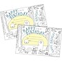 Barker Creek Color Me! Happy Birthday Awards & Bookmarks Set, 8.5" x 5.5”, Multicolored, 60/Set (4146)~#|#~sp222101035_sc7