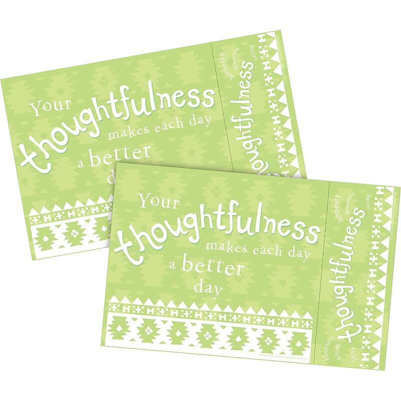 Barker Creek Thoughtfulness Awards & Bookmarks Set, 8.5" x 5.5”, Multicolored, 60/Set (4152) image 1