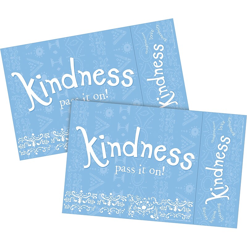 Barker Creek Kindness Awards & Bookmarks Set, 8.5" x 5.5”, Multicolored, 60/Set (4154) image 1