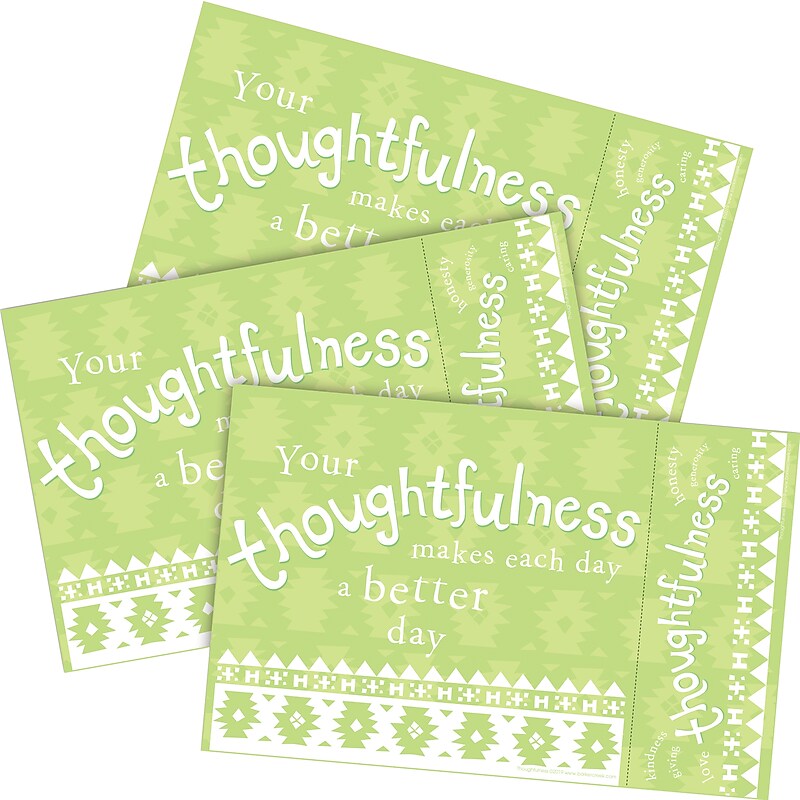 Barker Creek Thoughtfulness Awards & Bookmarks Set, 8.5" x 5.5”, Multicolored, 90/Set (4169) image 1