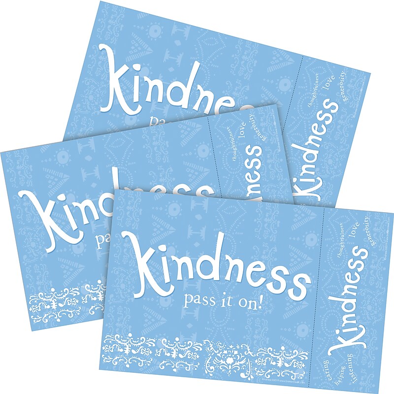 Barker Creek Kindness Awards & Bookmarks Set, 8.5" x 5.5”, Multicolored, 90/Set (4171) image 1