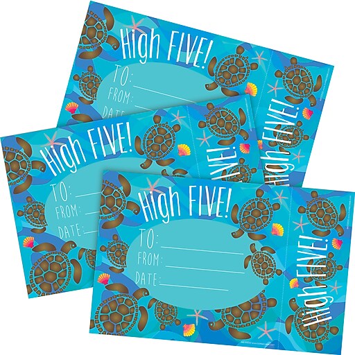 Barker Creek Kai Ola High Five Awards & Bookmarks, 90/Set (4176) Staples