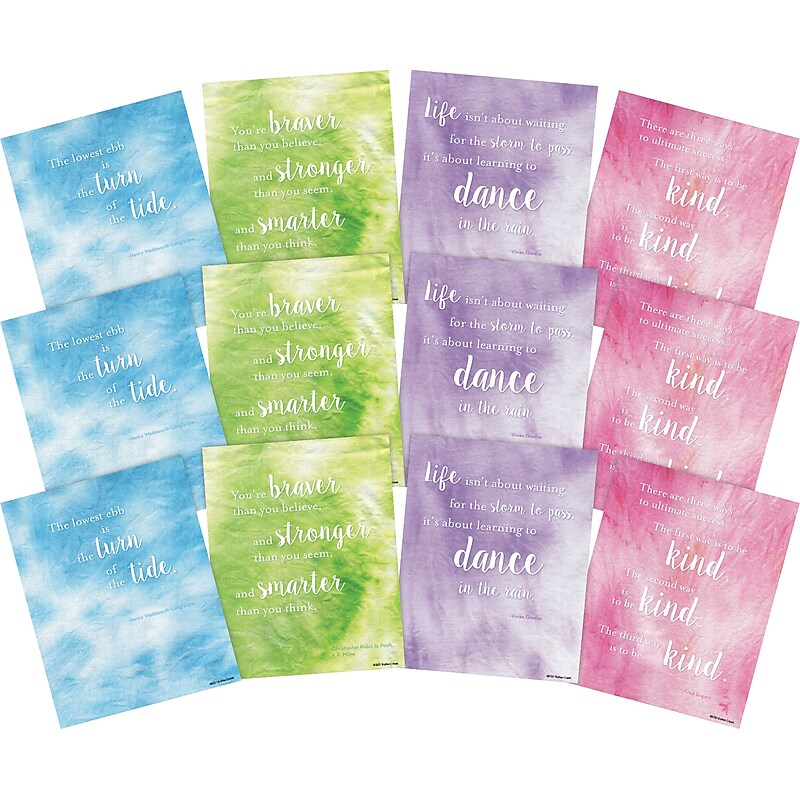 Barker Creek 8" x 10" Dancing In The Rain Posters, 12/Set (4346) image 1
