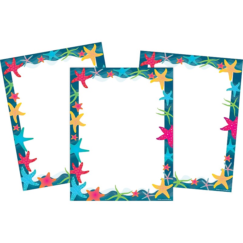 Barker Creek Kai Ola Computer Paper, 8.5" x 11", 60 lbs., Multicolored, 150 Sheets/Pack (4314) image 1