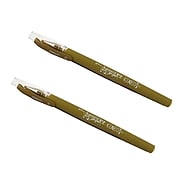 Marvy Uchida Gel Pens, 0.7 mm, Gold, 2/Pack (6544969a)