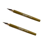 Marvy Uchida Gel Pens, 0.7 mm, Gold, 2/Pack (6544969a)