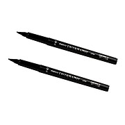 Marvy Uchida Calligraphy Pen Set, 2.0 mm, Black Markers, 2/Pack (6504953a)