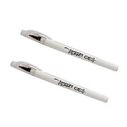 Marvy Uchida Gel Pens, 0.7 mm, White, 2/Pack (65310824a)