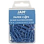 JAM Paper Paper Clips, 1" Capacity, Baby Blue, 100 Clips/Pack, 2/Pack (221819033a)~#|#~sp22235148_sc7