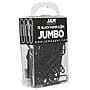 JAM Paper Jumbo Paper Clips, 2" Capacity, Black, 75 Clips/Pack, 2/Pack (2184933a)~#|#~sp22235164_sc7