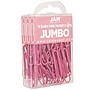 JAM Paper Jumbo Paper Clips, 2" Capacity, Pink, 75 Clips/Pack, 2/Pack (42186873a)~#|#~sp22235503_sc7