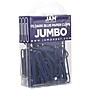JAM Paper Jumbo Paper Clips, 2" Capacity, Dark Blue, 75 Clips/Pack, 2/Pack (42186869a)~#|#~sp22235518_sc7