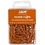 JAM Paper Paper Clips, 1" Capacity, Orange, 100 Clips/Pack, 2/Pack (42186870a)~#|#~sp22235528_sc7