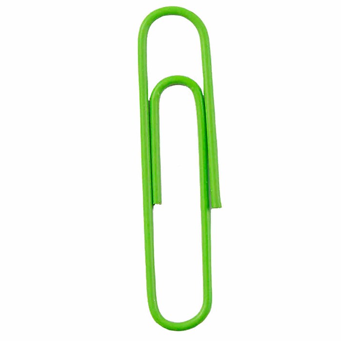 JAM Paper Jumbo Paper Clips, Lime Green, 3/Pack (21830627B) | Staples