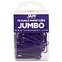 JAM Paper Jumbo Paper Clips, 2" Capacity, Purple, 75 Clips/Pack, 2/Pack (42186879a)~#|#~sp22235540_sc7