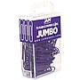 JAM Paper Jumbo Paper Clips, 2" Capacity, Purple, 75 Clips/Pack, 2/Pack (42186879a)~#|#~sp22235541_sc7