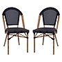 Flash Furniture Marseille French Bistro Stacking Chair, Black / Natural Frame, 2/Pack (2SDA642107BKNAT)~#|#~sp223029743_sc7