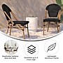 Flash Furniture Marseille French Bistro Stacking Chair, Black / Natural Frame, 2/Pack (2SDA642107BKNAT)~#|#~sp223029752_sc7