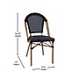 Flash Furniture Marseille French Bistro Stacking Chair, Black / Natural Frame, 2/Pack (2SDA642107BKNAT)~#|#~sp223029754_sc7