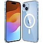 SaharaCase Hybrid-Flex Hard Shell MagSafe Phone Case for iPhone 15, Shock Absorbing, Clear (CP00441)~#|#~sp223033605_sc7
