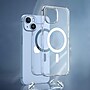 SaharaCase Hybrid-Flex Hard Shell MagSafe Phone Case for iPhone 15, Shock Absorbing, Clear (CP00441)~#|#~sp223033609_sc7