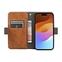 SaharaCase Folio Wallet MagSafe Phone Case for iPhone 15, Shock Absorbing, Brown (CP00446)~#|#~sp223033645_sc7
