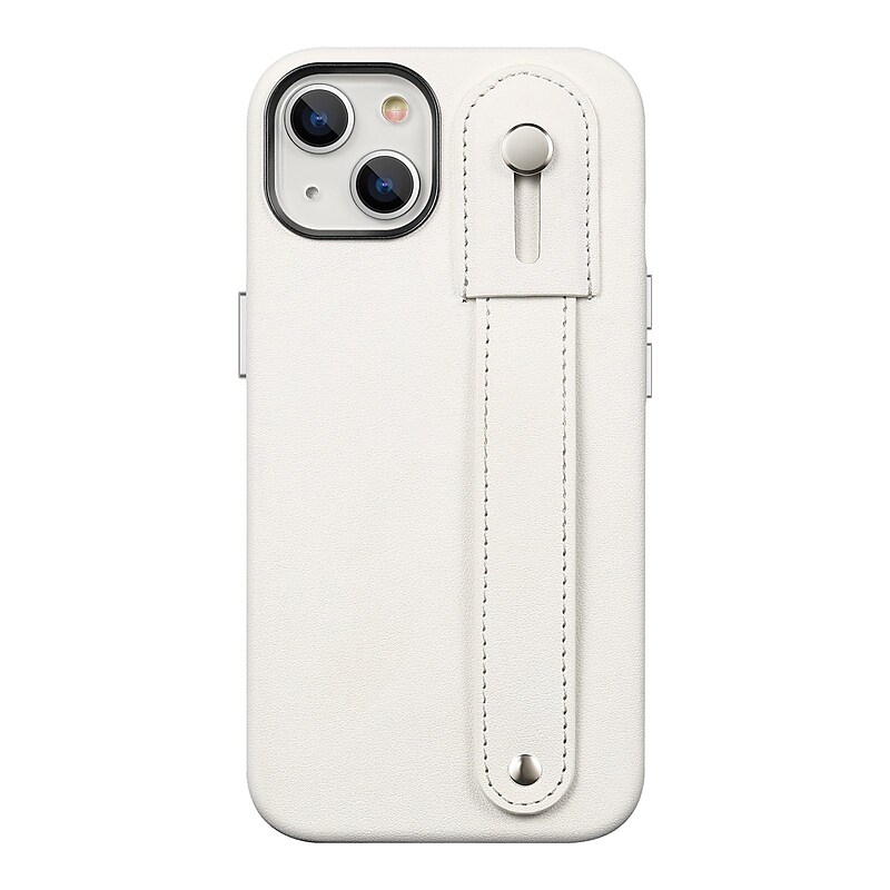 SaharaCase FingerGrip MagSafe Phone Case for iPhone 15 Plus, Shock Absorbing, White (CP00453) image 1
