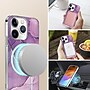 SaharaCase MagSafe Phone Case for iPhone 15 Pro, Shock Absorbing, Purple Marble (CP00461)~#|#~sp223033769_sc7