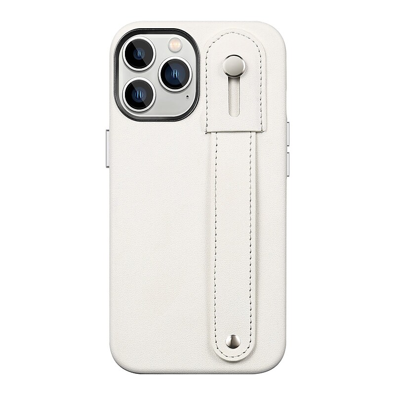 SaharaCase FingerGrip MagSafe Phone Case for iPhone 15 Pro, Shock Absorbing, White (CP00466) image 1