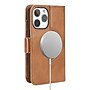 SaharaCase Folio Wallet MagSafe Phone Case for iPhone 15 Pro, Shock Absorbing, Brown (CP00468)~#|#~sp223033817_sc7