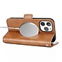 SaharaCase Folio Wallet MagSafe Phone Case for iPhone 15 Pro, Shock Absorbing, Brown (CP00468)~#|#~sp223033822_sc7
