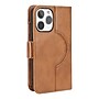 SaharaCase Folio Wallet MagSafe Phone Case for iPhone 15 Pro, Shock Absorbing, Brown (CP00468)~#|#~sp223033824_sc7